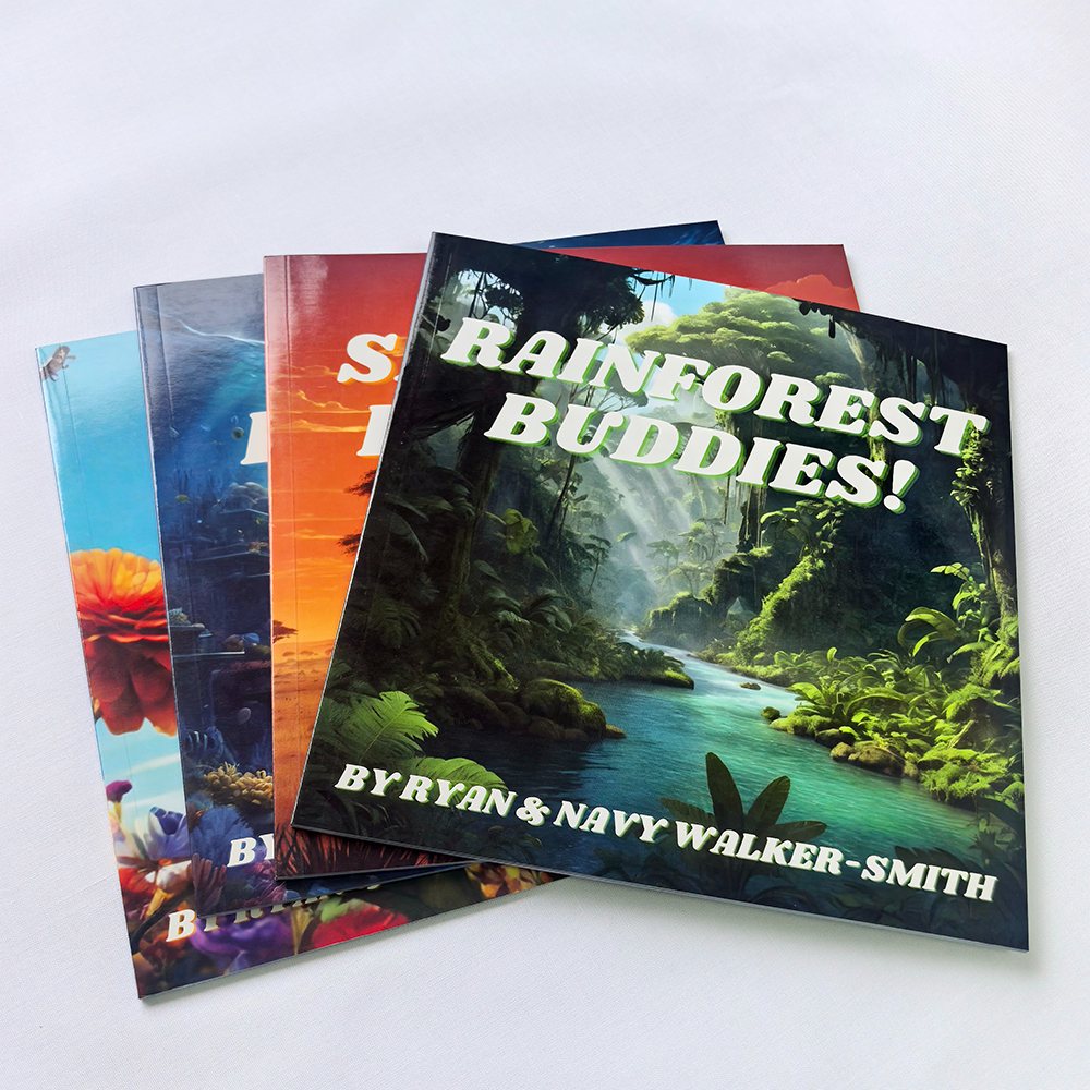 บริการพิมพ์หนังสือเด็กพร้อมกล่องสลิปเคส