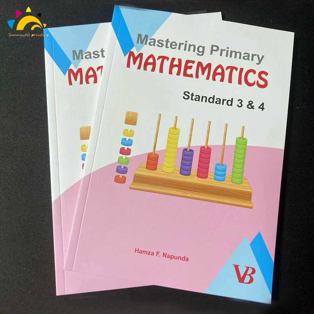คณิตศาสตร์สมุดคณิตศาสตร์สมุดแบบฝึกหัดการพิมพ์โดยตรงโรงงาน