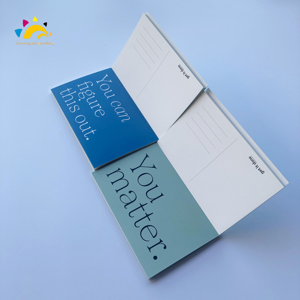 หนังสือโพสต์การ์ดพิมพ์ฉีกขาดโปสการ์ด