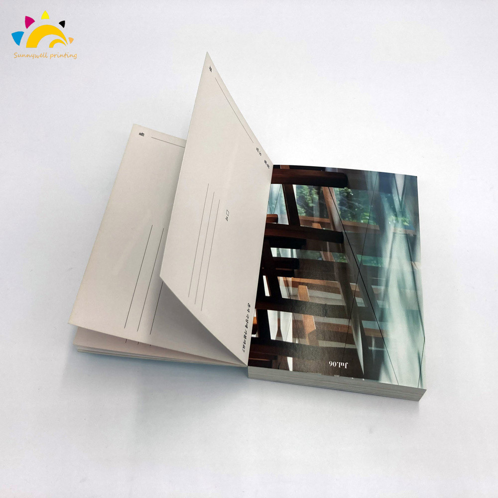 หนังสือโปสการ์ดพิมพ์ฉีกหนังสือโปสการ์ด